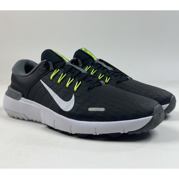 Nike Free Golf Next Nature Mens Wide Width Black Golf Shoes Spikeless FQ7875-001 - Picture 2 of 12